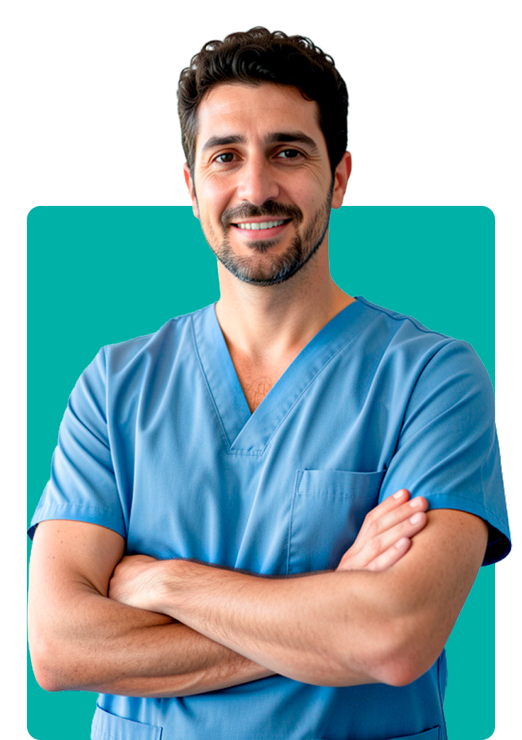 Fisioterapeuta Nacho Campos ofreciendo fisioterapia a domicilio en Madrid